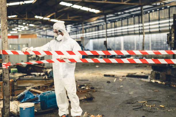 Professional Trauma Scene Cleanup technician working in Windham, OH